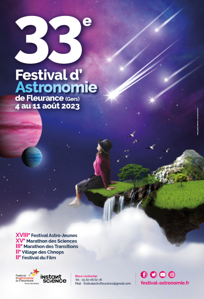 Affichee 23ème Festival d'Astronomie de Fleurance