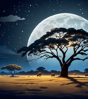 La Lune dans la culture africaine